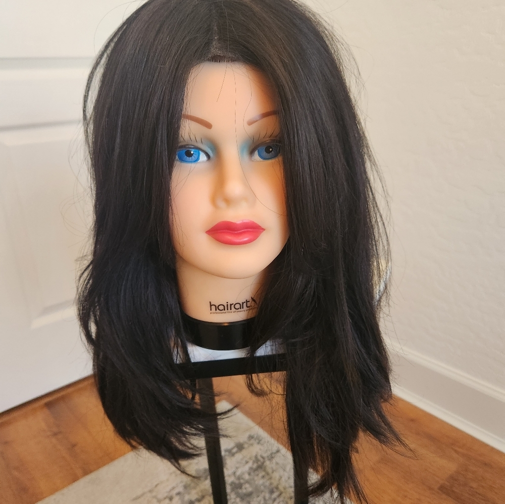 Dark Brown Womens Wig Long